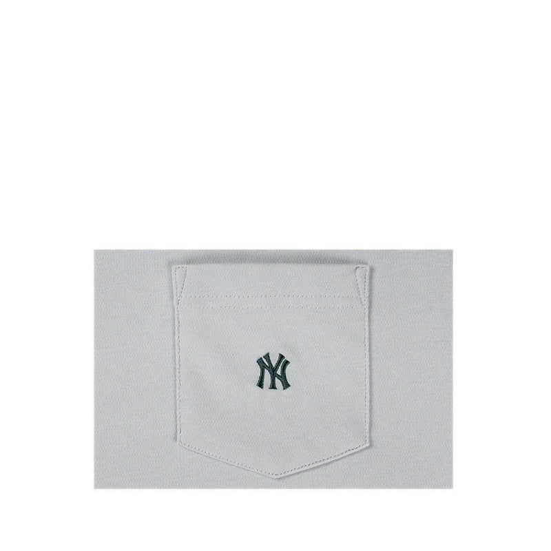 Ss Pocket Tee Col Era Ss26 New York Yankees Men's T-Shirt - Silver Snow