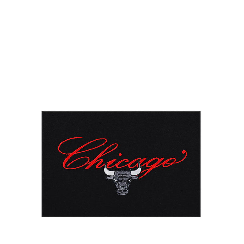 Ss Tee Cross Panels Script Chicago Bulls Men's T-Shirt - Black