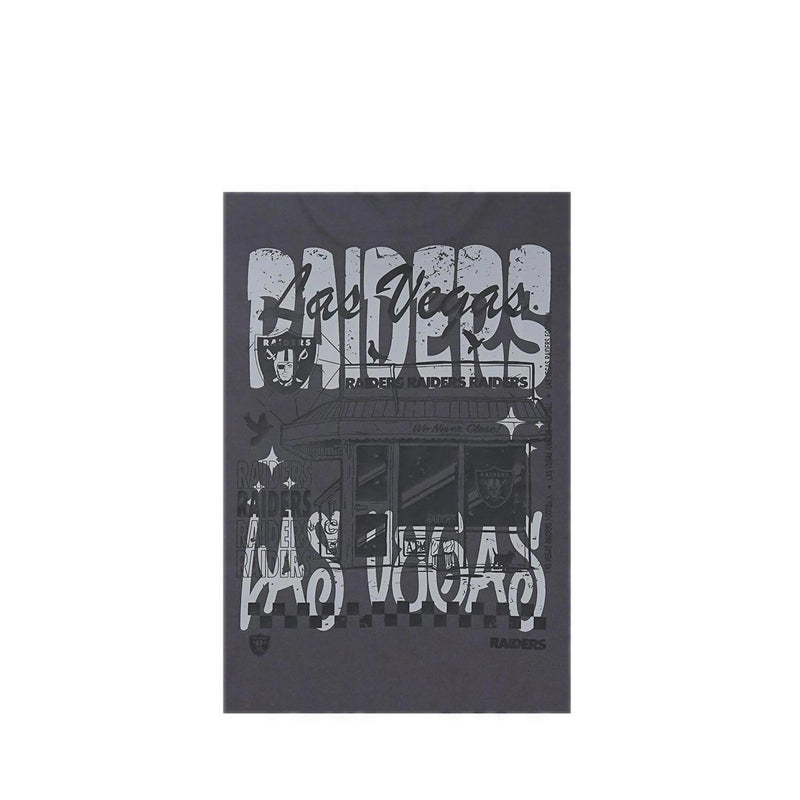 Oversized Ss Tee NFL Restro Las Vegas Raiders Men's T-Shirt - Graphite