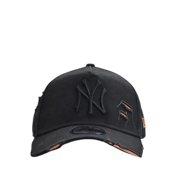 9FORTY A-Frame Ny Yankee Cotton Damage Men's Cap - Black
