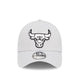 39THIRTY Chicago Bulls Grey Black Men's Caps - Gray