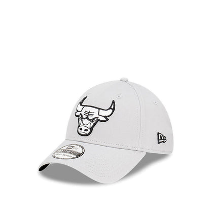 39THIRTY Chicago Bulls Grey Black Men's Caps - Gray