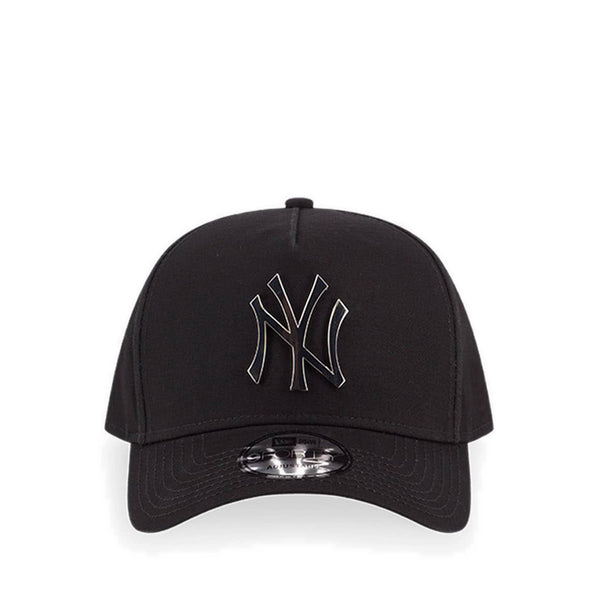 9FORTY A-Frame Mlb Matel Badge Slv New York Yankees Men's Cap - Black
