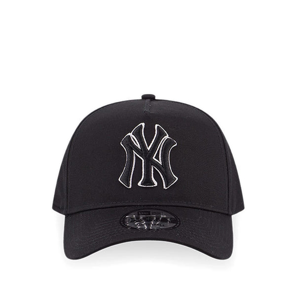 9FORTY A-Frame Stencil New York Yankees Black Men's Caps - Black