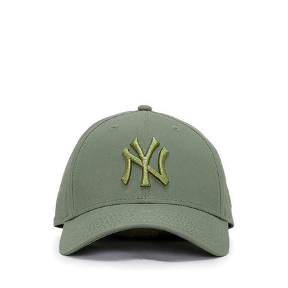 9FORTY Embroidery Logo New York Yankees Green Bark Men's Caps - Green