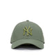 9FORTY Embroidery Logo New York Yankees Green Bark Men's Caps - Green