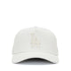 9FORTY A-Frame Damage Matt Badge Los Angeles Dodgers Unisex Caps - Chrome White