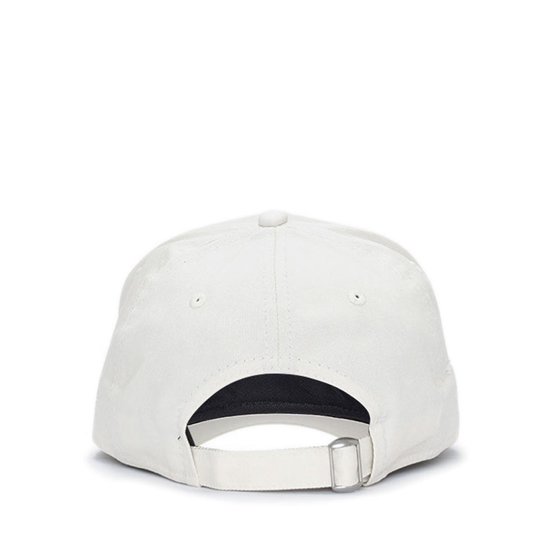 9FORTY A-Frame Damage Matt Badge Los Angeles Dodgers Unisex Caps - Chrome White