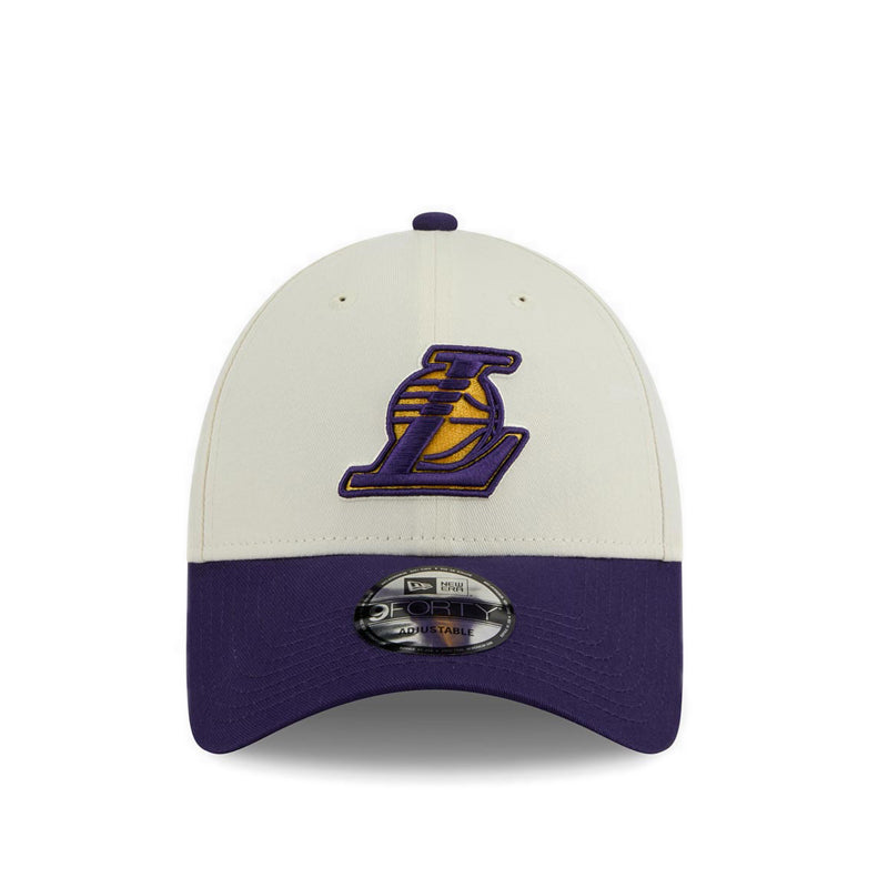 9FORTY League Mix Game Day Los Angeles Lakers Men's Caps - Chrome White