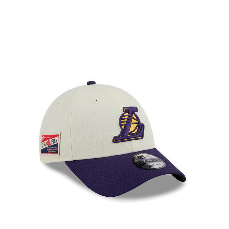 9FORTY League Mix Game Day Los Angeles Lakers Men's Caps - Chrome White