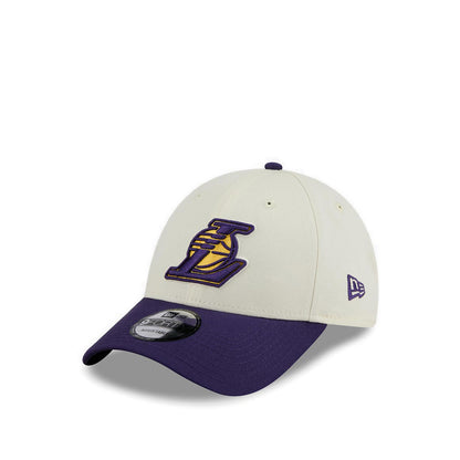 9FORTY League Mix Game Day Los Angeles Lakers Men's Caps - Chrome White