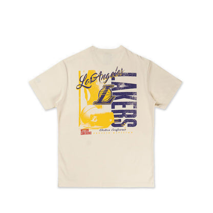 Ss Tee League Mix Game Day Los Angeles Lakers Men's T-Shirt - Chrome White