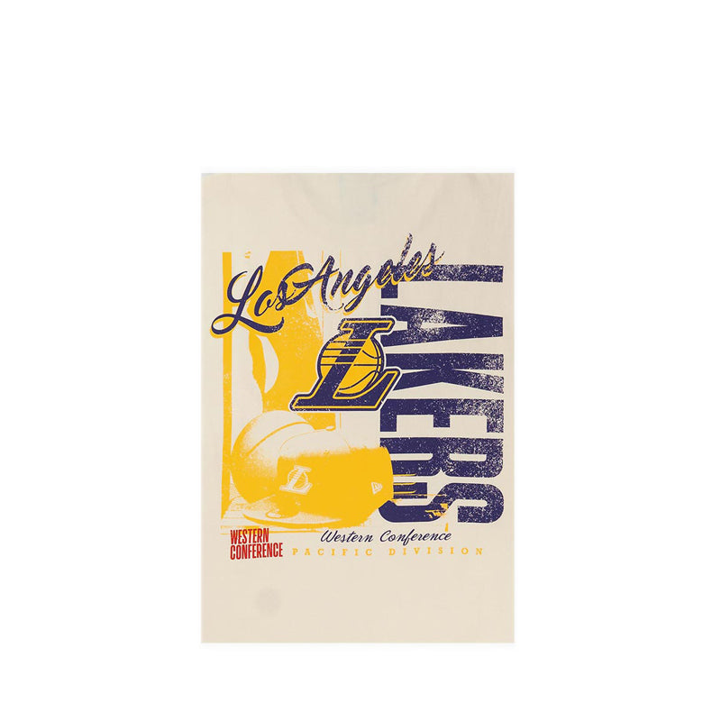 Ss Tee League Mix Game Day Los Angeles Lakers Men's T-Shirt - Chrome White