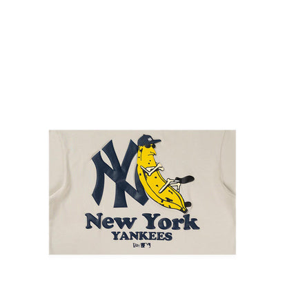 Ss Tee Banana Graphic New York Yankees Men's T-Shirt - Vintage Stone