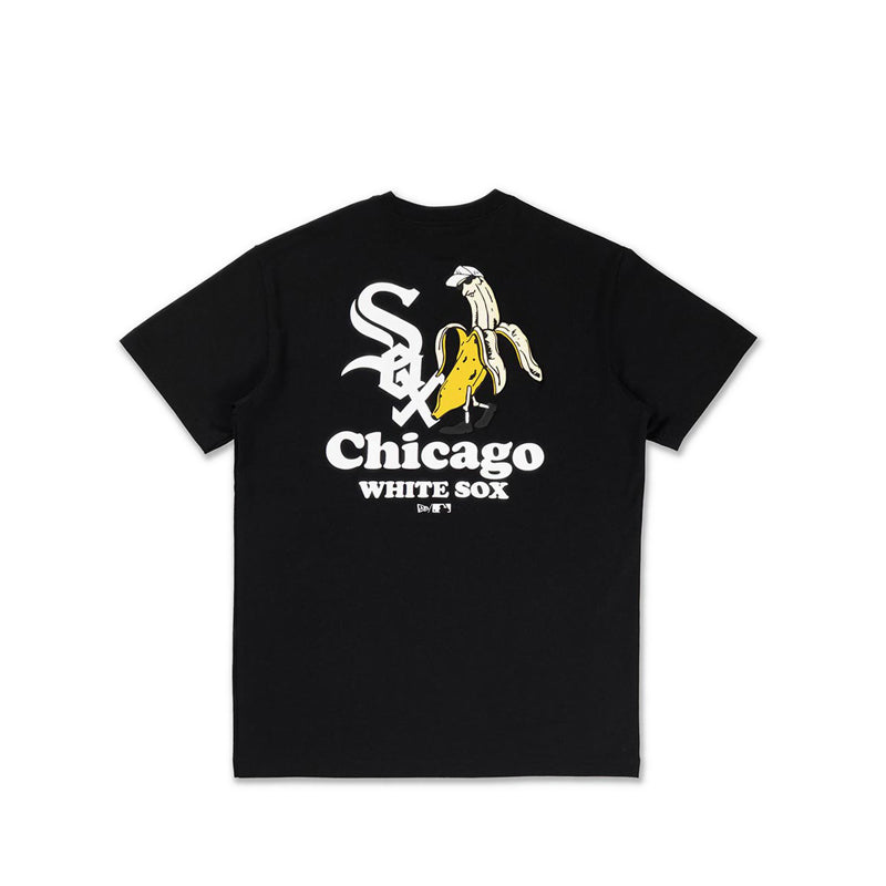 Ss Tee Banana Graphic Chicago White Sox Men's T-Shirt - Ceblack