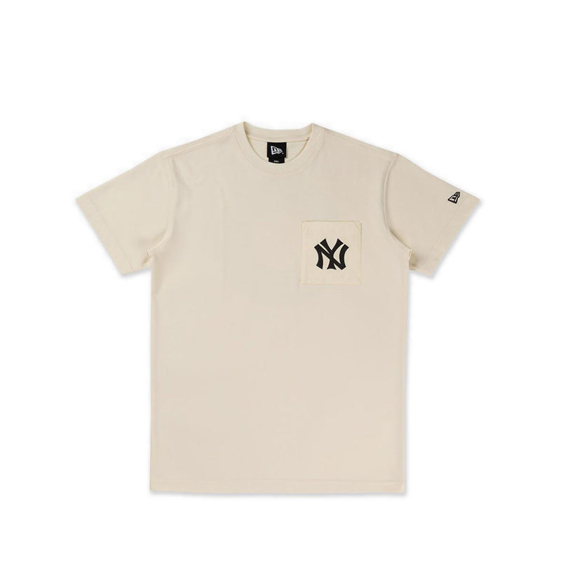 Ss Tee 59FIFTY Pack Stripes New York Yankeesco Men's T-Shirt - Chrome White