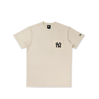 Ss Tee 59FIFTY Pack Stripes New York Yankeesco Men's T-Shirt - Chrome White