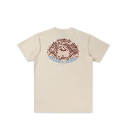Ss Tee 59FIFTY Pack Stripes Los Angeles Dodgersco Men's T-Shirt - Chrome White