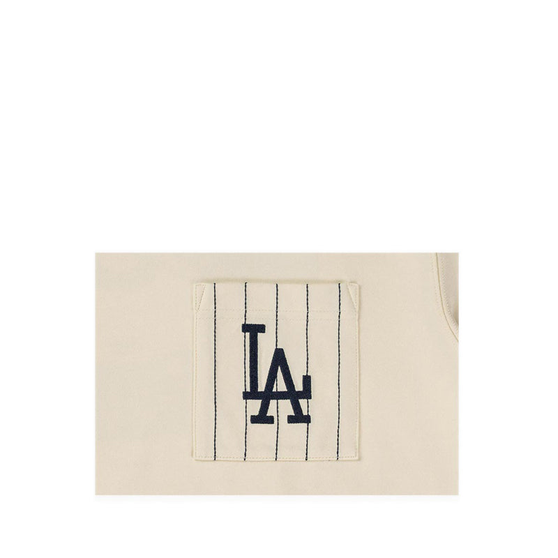 Ss Tee 59FIFTY Pack Stripes Los Angeles Dodgersco Men's T-Shirt - Chrome White
