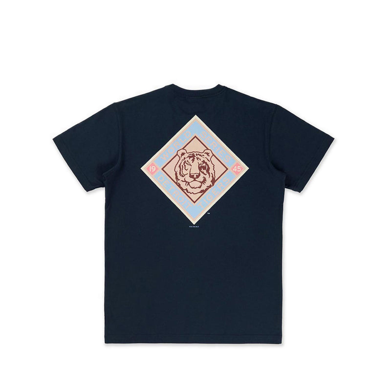 Ss Tee 59FIFTY Pack Stripes Detroit Tigersco Men's T-Shirt - Oceanside Blue