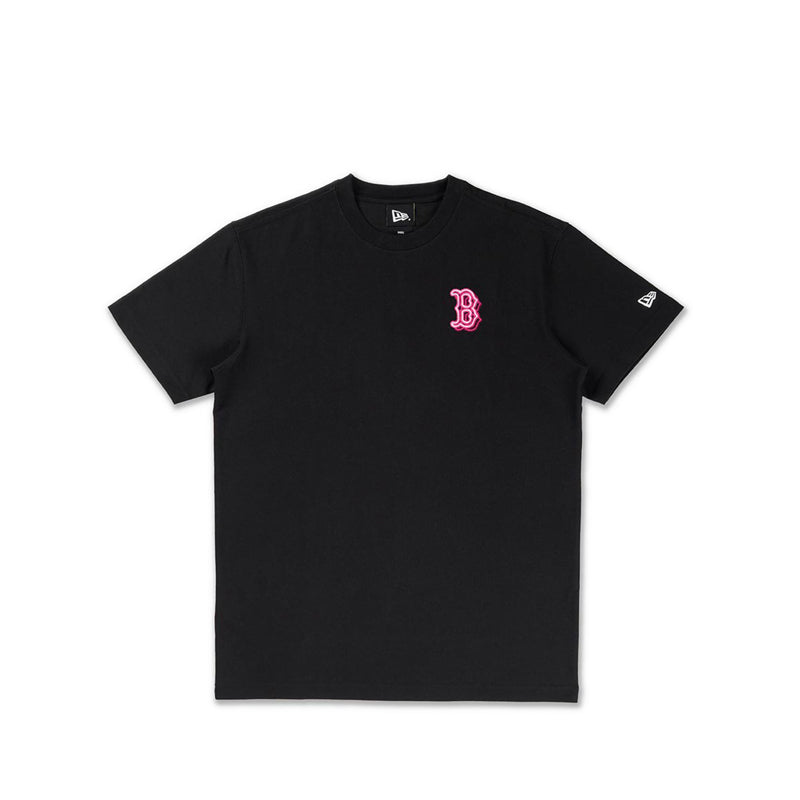 Ss Tee 59Fifty Pk Neon Glow Boston Red Soxco Men's T-Shirt - Black