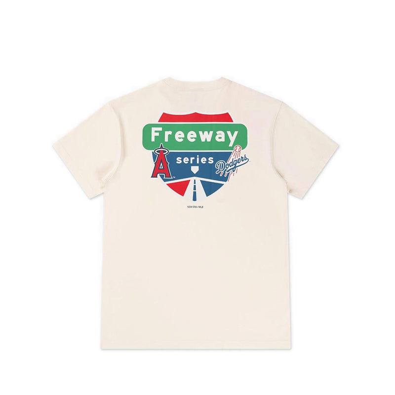 Ss Tee 59FIFTY Pack City Seri Los Angeles Dodgers Men's T-Shirt - Chrome White