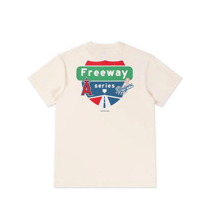 Ss Tee 59FIFTY Pack City Seri Los Angeles Dodgers Men's T-Shirt - Chrome White