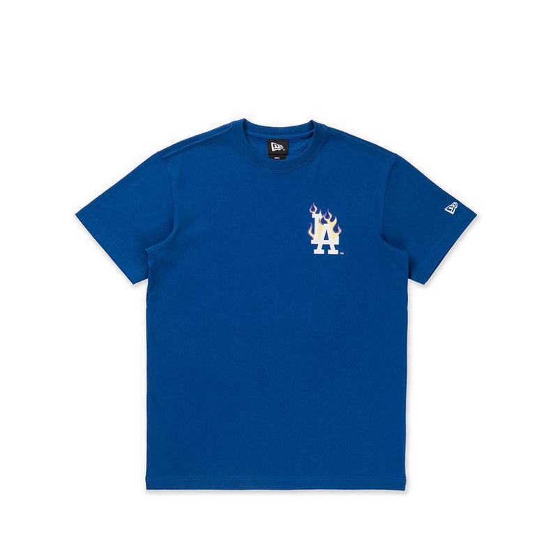 Ss Tee 59Fifty Pack Fire Los Angeles Dodgersco Men's T-Shirt - Dark Royal