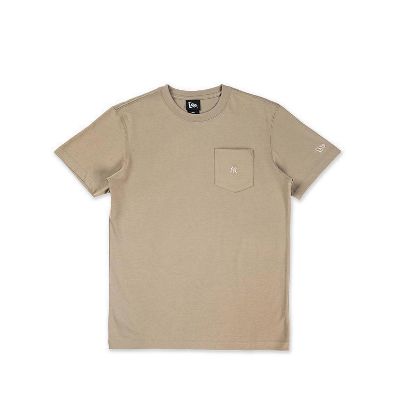 Ss Pocket Tee Col Era Ss26 New York Yankees Men's T-Shirt - Pebble