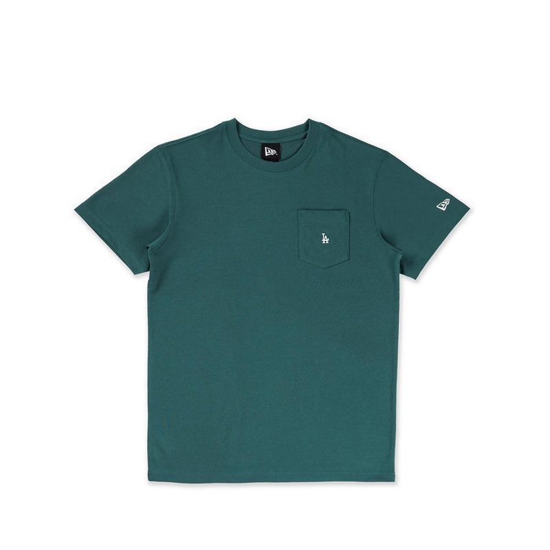 Ss Pocket Tee Col Era Ss26 Los Angeles Dodgers Men's T-Shirt - Pine Needle Green