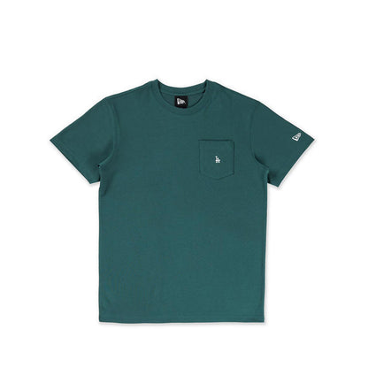 Ss Pocket Tee Col Era Ss26 Los Angeles Dodgers Men's T-Shirt - Pine Needle Green