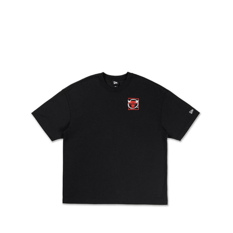 Oversized Ss Tee NBA Street Game Chicago Bulls Men's T-Shirt - Ceblack