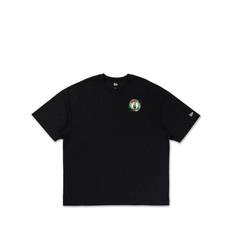 Oversized Ss Tee NBA Street Game Boston Celtics Men's T-Shirt - Ceblack