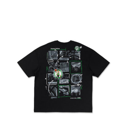 Oversized Ss Tee NBA Street Game Boston Celtics Men's T-Shirt - Ceblack