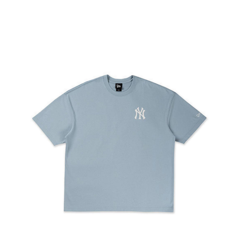 Oversized Ss Tee Graphic Pack Mar New York Yankees Men's T-Shirt - Soft Blue