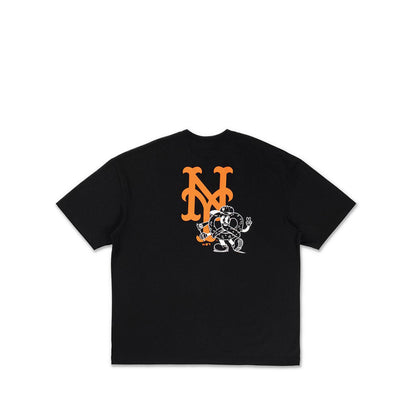 Oversized Ss Tee Graphic Pack Mar New York Mets Men's T-Shirt - Ceblack