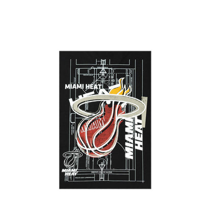 Oversized Ss Tee Graphic Pack May Miami Heat Men's T-Shirt - Black