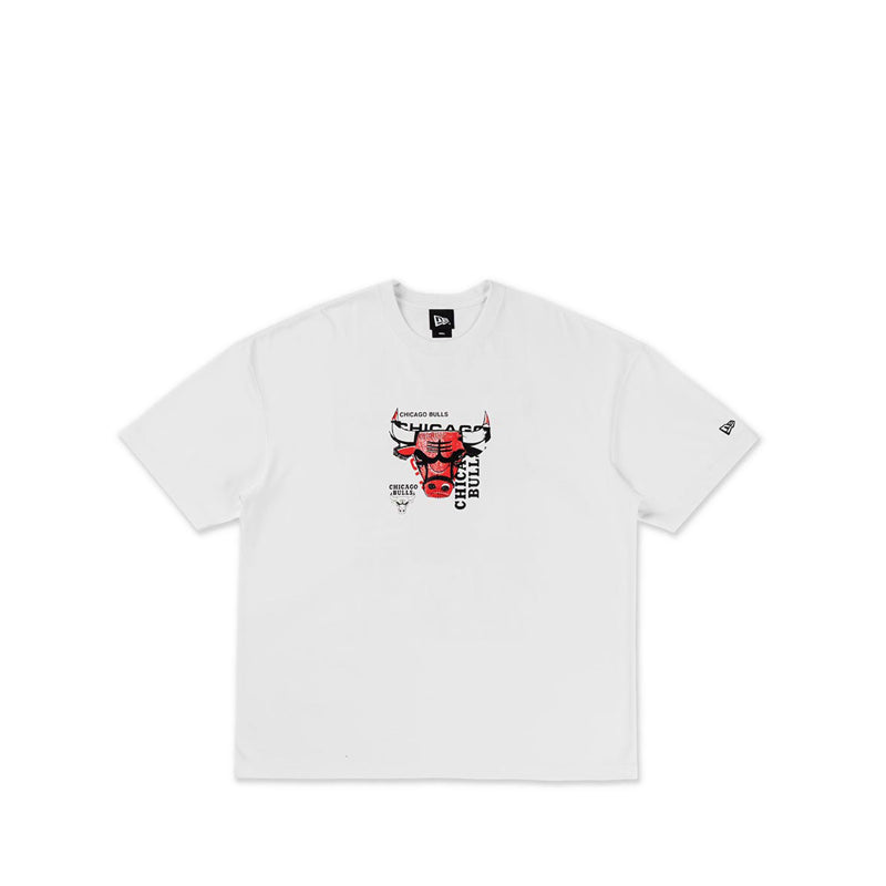 Oversized Ss Tee Graphic Pack May Chibul Men's T-Shirt - White