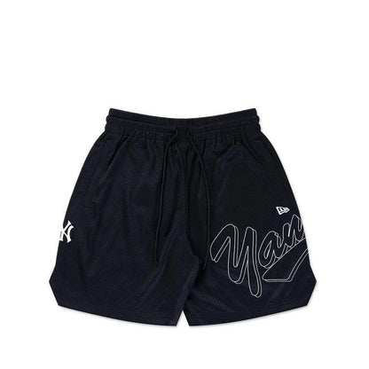 Shorts Mix League Cross Panels New York Yankees Men's Short - Black