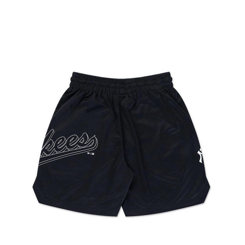 Shorts Mix League Cross Panels New York Yankees Men's Short - Black