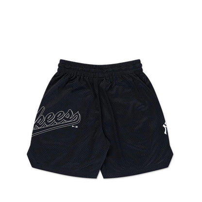 Shorts Mix League Cross Panels New York Yankees Men's Short - Black
