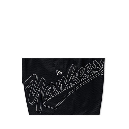 Shorts Mix League Cross Panels New York Yankees Men's Short - Black