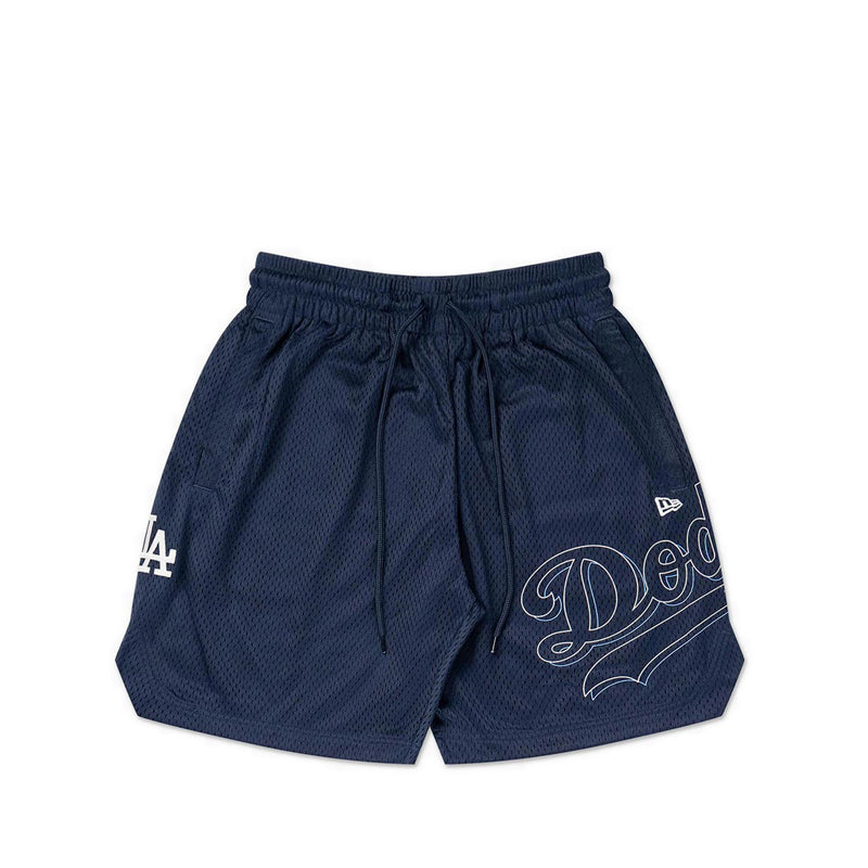 Shorts Mix League Cross Panels Los Angeles Dodgers Men's Short - Oceanside Blue