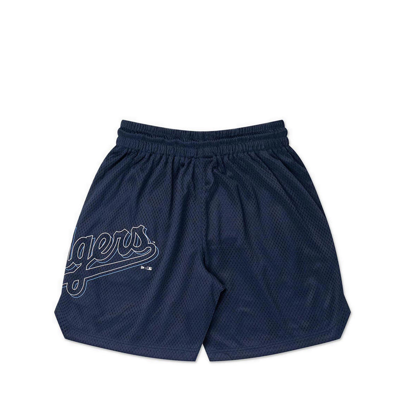 Shorts Mix League Cross Panels Los Angeles Dodgers Men's Short - Oceanside Blue
