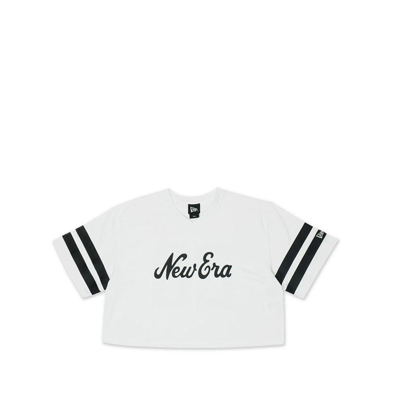 Crop American Football Jersey Pack Women's T-Shirt - White
