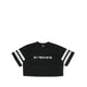 Crop American Football Jersey Pack Women's T-Shirt - Black