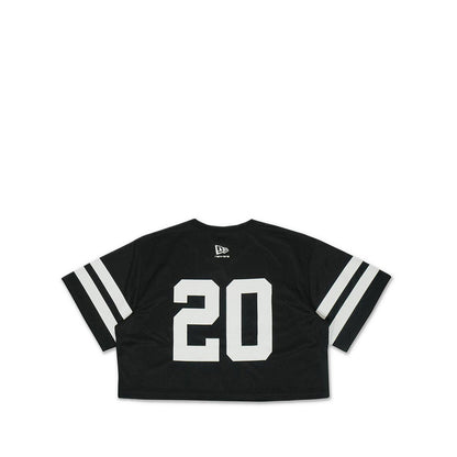 Crop American Football Jersey Pack Women's T-Shirt - Black