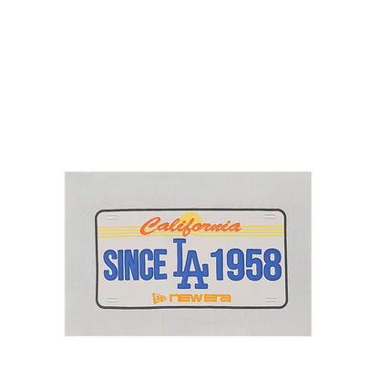 Ss Tee License Plate Los Angeles Dodgers Men's T-Shirt - Vintage Stone