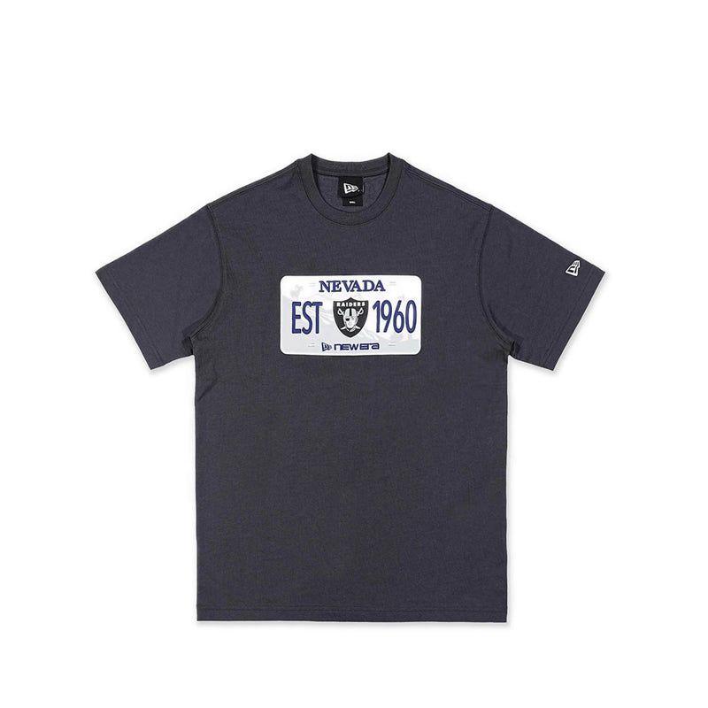 Ss Tee License Plate Las Vegas Raiders Men's T-Shirt - Graphite