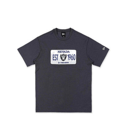 Ss Tee License Plate Las Vegas Raiders Men's T-Shirt - Graphite